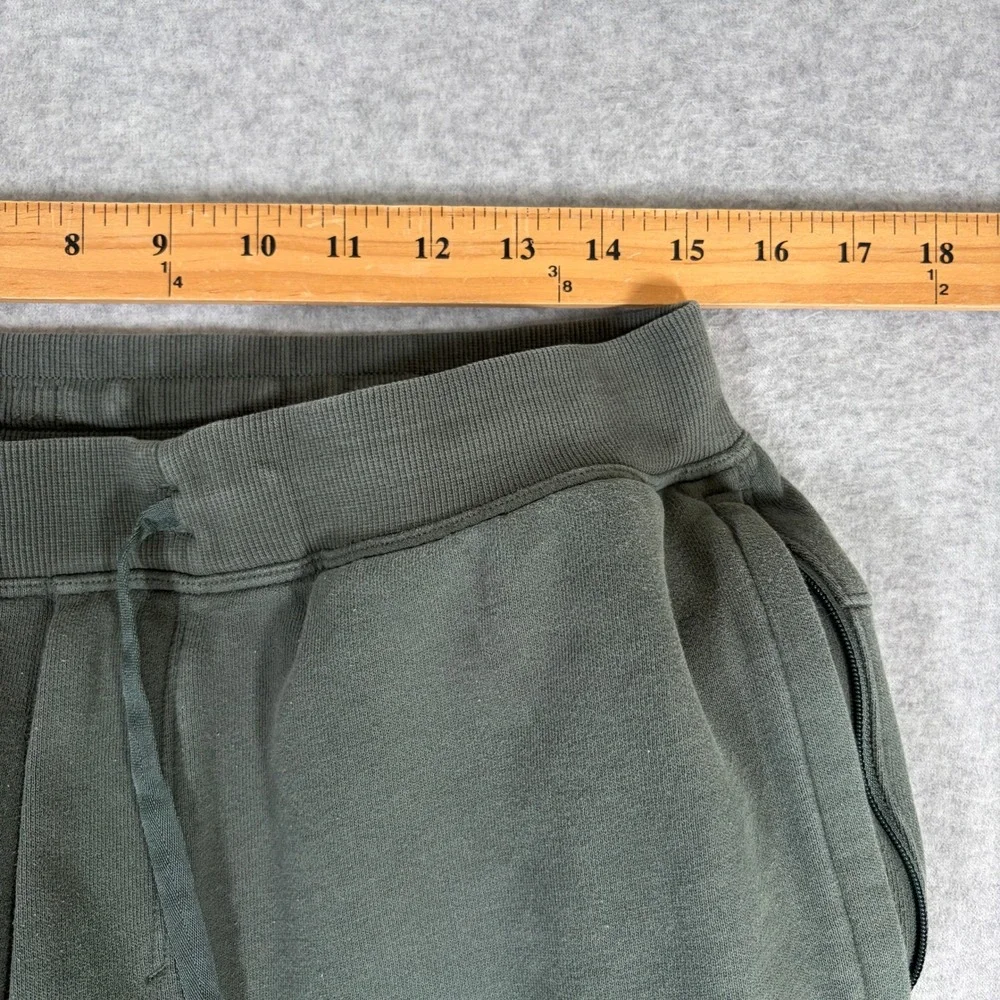 Lululemon Sweatpants Mens 30x27 Green Fleece Drawstring Joggers Athletic